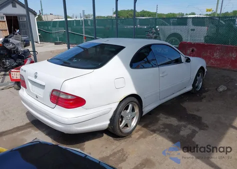 2000 Mercedes-Benz Clk 430 из США, поврежденный, VIN WDBLJ70G4YF151852